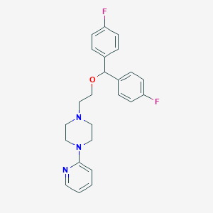 1-[2-[bis(4-Fluorophenyl)methoxy]ethyl]-4-(pyridinyl)-piperazine