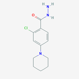 2-Chloro-4-piperidinobenzenecarbohydrazide