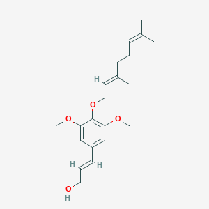 molecular formula C21H30O4 B132494 Nelumol A CAS No. 77836-86-3
