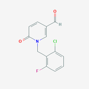 1-(2-Chloro-6-fluorobenzyl)-6-oxo-1,6-dihydro-3-pyridinecarbaldehyde