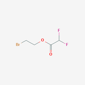 molecular formula C4H5BrF2O2 B13249578 2-Bromoethyl 2,2-difluoroacetate 