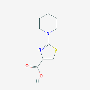 molecular formula C9H12N2O2S B1324969 2-(Piperidin-1-yl)thiazole-4-carboxylic acid CAS No. 952182-68-2
