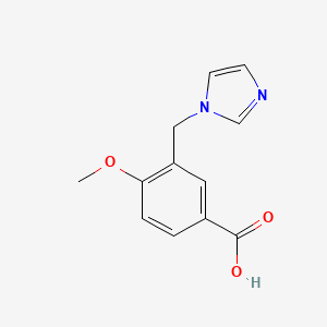 3-(1H-imidazol-1-ylmethyl)-4-methoxybenzoic acid