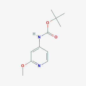 molecular formula C11H16N2O3 B1324989 tert-Butyl (2-methoxypyridin-4-yl)carbamate CAS No. 849353-31-7