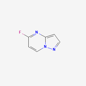 molecular formula C6H4FN3 B13250122 5-Fluoropyrazolo[1,5-a]pyrimidine 