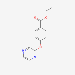 Ethyl 4-[(6-methylpyrazin-2-yl)oxy]benzoate