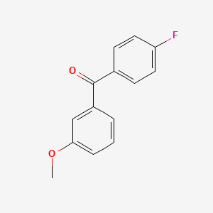 molecular formula C14H11FO2 B1325093 4-Fluoro-3'-methoxybenzophenone CAS No. 46810-62-2