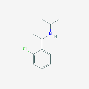 molecular formula C11H16ClN B13251020 [1-(2-Chlorophenyl)ethyl](propan-2-yl)amine 