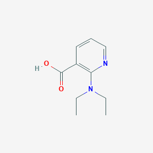molecular formula C10H14N2O2 B1325108 2-(Diethylamino)nicotinic acid CAS No. 1017362-89-8