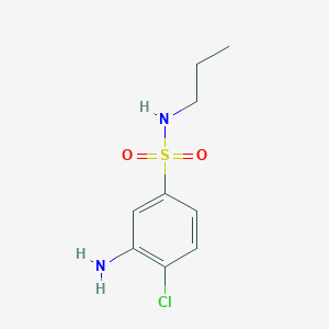 3-Amino-4-chloro-N-propylbenzenesulfonamide