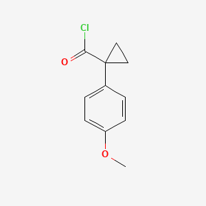 molecular formula C11H11ClO2 B1325120 1-(4-Methoxyphenyl)cyclopropanecarbonyl chloride CAS No. 16728-02-2