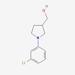 [1-(3-Chlorophenyl)pyrrolidin-3-yl]methanol