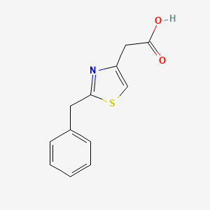(2-Benzyl-1,3-thiazol-4-yl)acetic acid