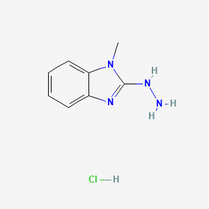 (1-Methyl-1H-benzoimidazol-2-yl)-hydrazine hydrochloride