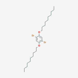 molecular formula C26H44Br2O2 B132517 1,4-Dibromo-2,5-bis(decyloxy)benzene CAS No. 152269-98-2