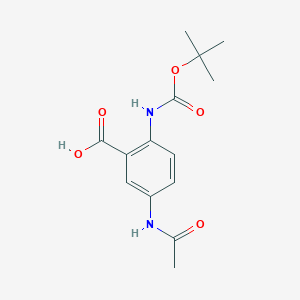 Boc-5-acetamido-2-aminobenzoic acid