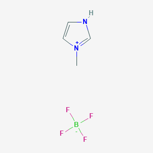 molecular formula C4H7BF4N2 B132518 1-Methyl-1H-imidazol-3-ium tetrafluoroborate CAS No. 151200-14-5