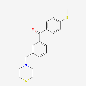 4'-Thiomethyl-3-thiomorpholinomethyl benzophenone