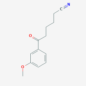6-(3-Methoxyphenyl)-6-oxohexanenitrile
