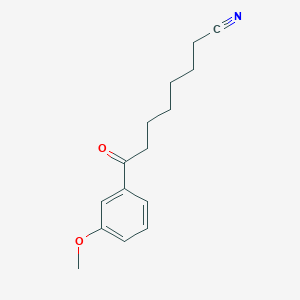 8-(3-Methoxyphenyl)-8-oxooctanenitrile