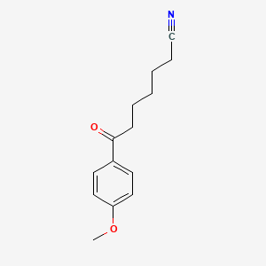 7-(4-Methoxyphenyl)-7-oxoheptanenitrile