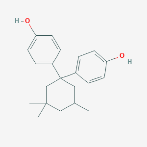 molecular formula C21H26O2 B132520 Phenol, 4,4'-(3,3,5-trimethylcyclohexylidene)bis- CAS No. 129188-99-4