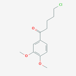 1-Chloro-5-(3,4-dimethoxyphenyl)-5-oxopentane