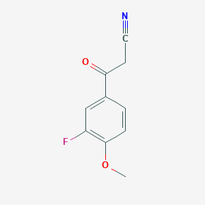 3-Fluoro-4-methoxybenzoylacetonitrile