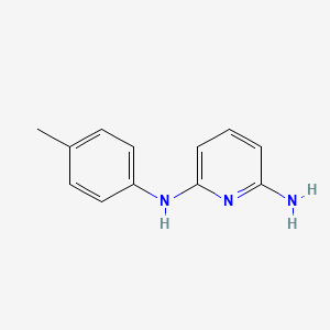 molecular formula C12H13N3 B13252087 2-N-(4-Methylphenyl)pyridine-2,6-diamine 