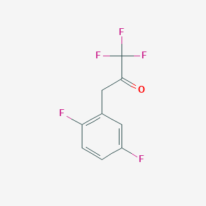 B1325225 3-(2,5-Difluorophenyl)-1,1,1-trifluoro-2-propanone CAS No. 898787-51-4