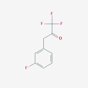 B1325227 3-(3-Fluorophenyl)-1,1,1-trifluoro-2-propanone CAS No. 898787-55-8