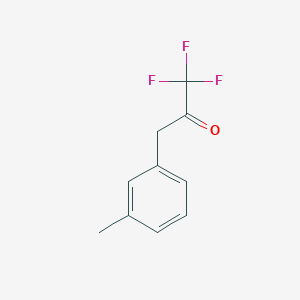 molecular formula C10H9F3O B1325230 3-(3-Methylphenyl)-1,1,1-trifluoro-2-propanone CAS No. 898787-61-6