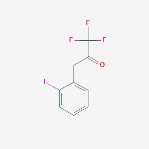 molecular formula C9H6F3IO B1325233 3-(2-Iodophenyl)-1,1,1-trifluoro-2-propanone CAS No. 898787-65-0