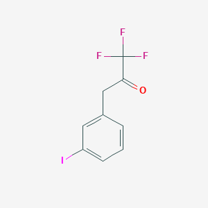 molecular formula C9H6F3IO B1325234 3-(3-Iodophenyl)-1,1,1-trifluoro-2-propanone CAS No. 898787-67-2