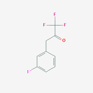 B1325234 3-(3-Iodophenyl)-1,1,1-trifluoro-2-propanone CAS No. 898787-67-2