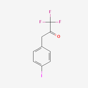 molecular formula C9H6F3IO B1325235 1,1,1-Trifluoro-3-(4-iodophenyl)-2-propanone CAS No. 898787-69-4