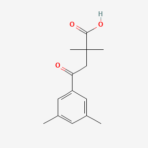 2,2-Dimethyl-4-(3,5-dimethylphenyl)-4-oxobutyric acid