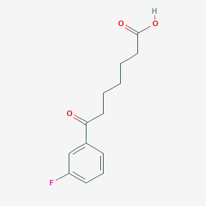 7-(3-Fluorophenyl)-7-oxoheptanoic acid