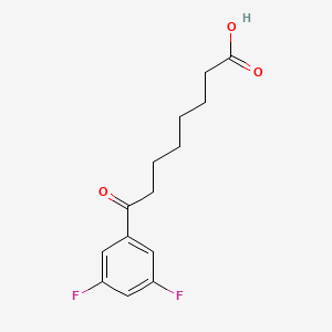8-(3,5-Difluorophenyl)-8-oxooctanoic acid