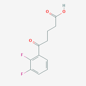 molecular formula C11H10F2O3 B1325273 5-(2,3-Difluorophenyl)-5-oxovaleric acid CAS No. 898766-13-7