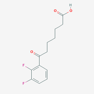 7-(2,3-Difluorophenyl)-7-oxoheptanoic acid