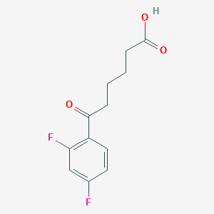 6-(2,4-Difluorophenyl)-6-oxohexanoic acid