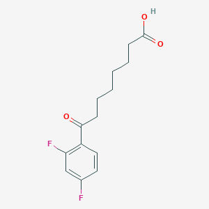 8-(2,4-Difluorophenyl)-8-oxooctanoic acid
