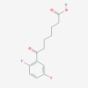 7-(2,5-Difluorophenyl)-7-oxoheptanoic acid