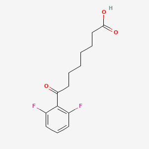 8-(2,6-Difluorophenyl)-8-oxooctanoic acid