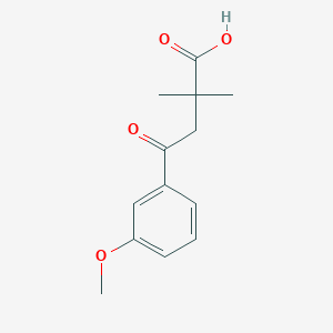 2,2-Dimethyl-4-(3-methoxyphenyl)-4-oxobutyric acid