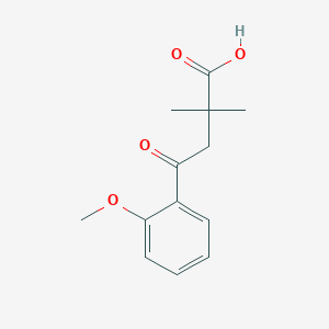 2,2-Dimethyl-4-(2-methoxyphenyl)-4-oxobutyric acid