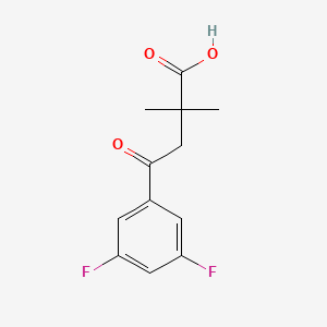 4-(3,5-Difluorophenyl)-2,2-dimethyl-4-oxobutyric acid
