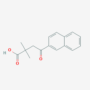 2,2-Dimethyl-4-(2-naphthyl)-4-oxobutyric acid