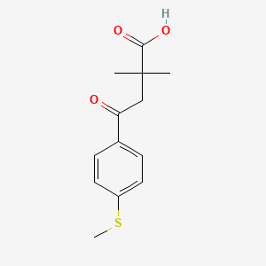 2,2-Dimethyl-4-oxo-4-(4-thiomethylphenyl)butryic acid